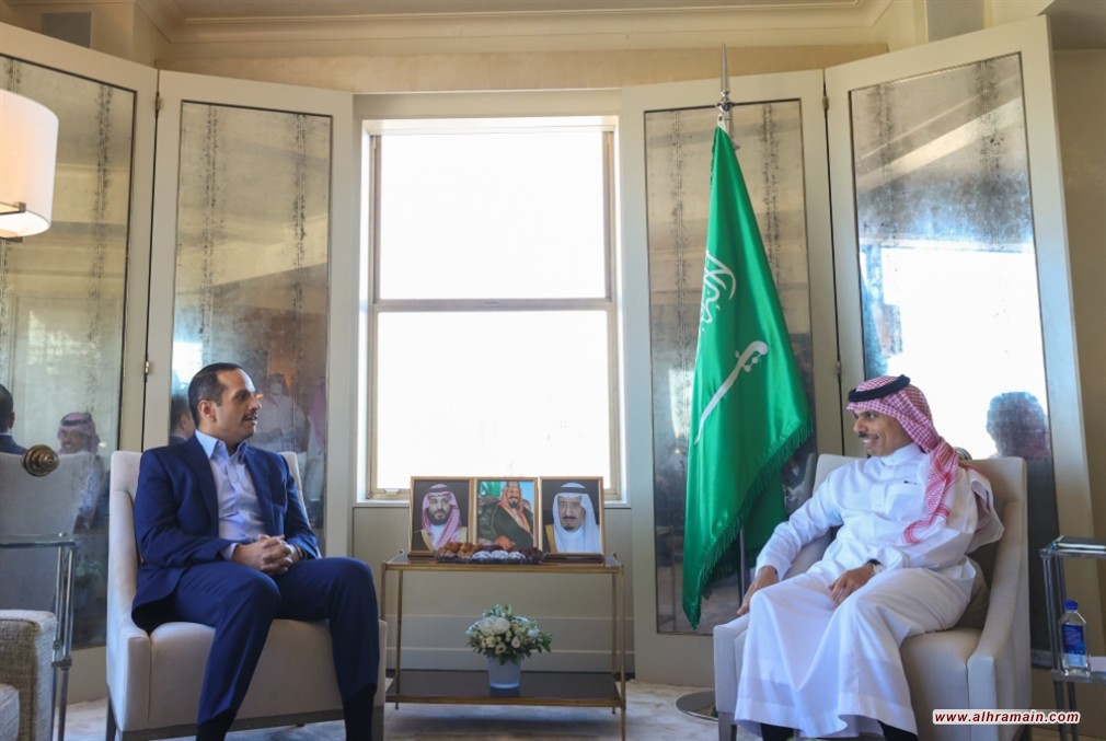 نيويورك تجمع وزيري خارجية السعودية وقطر