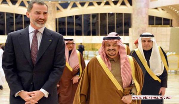 الملك السعودي يقلد العاهل الاسباني ارفع الاوسمة السعودية وصفقة محتملة لبيع السعودية طرادات اسبانية 
