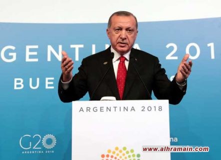 أردوغان يعلن ان خاشقجي خُنق حتى الموت في سبع دقائق ونصف الدقيقة ويطالب السعودية بتسليم المشتبه بهم في مقتل خاشقجي لتركيا