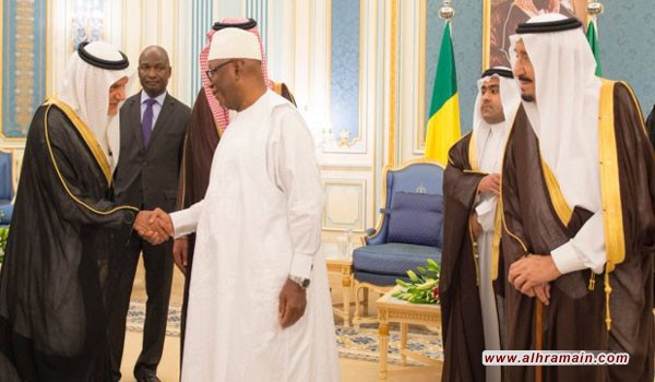 الملك سلمان يعقد جلسة مباحثات رسمية مع رئيس مالي