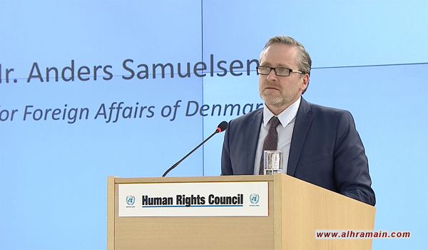 وزير خارجية الدنمارك يدين أحكام الإعدام في السعودية وناشطون بحرانيون يثيرون معه قضية الحقوقي المعتقل عبدالهادي الخواجه