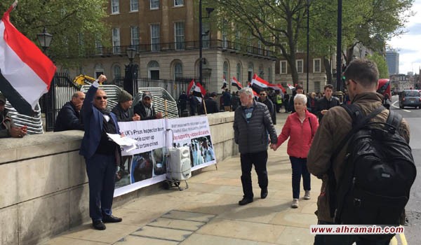 احتجاج في بريطانيا على دعم “تيريزا مي” للأنظمة القمعية في منطقة الخليج