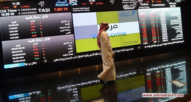مؤشر الأسهم السعودية بانحدار مستمر