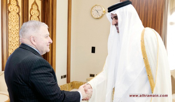 أمير قطر يناقش أزمة الحصار مع المبعوث الأمريكي الخاص للخليج