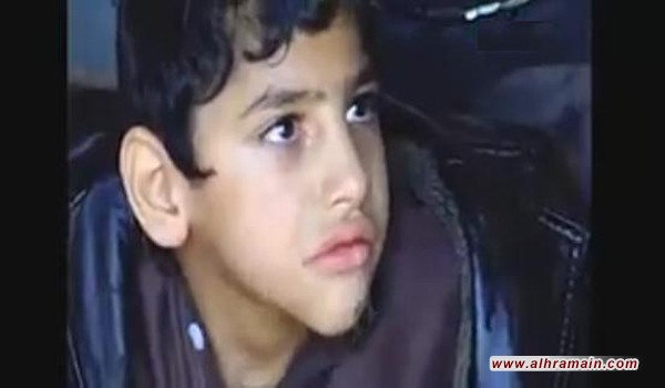قصة مؤلمة لمعاناة الطفل صالح البراشي قتل العدوان السعودي والده وخلفه معاقاً مع 3 من أخواته