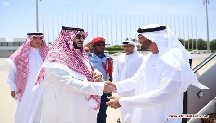 بن زايد يصل إلى السعودية إثر تطورات اليمن