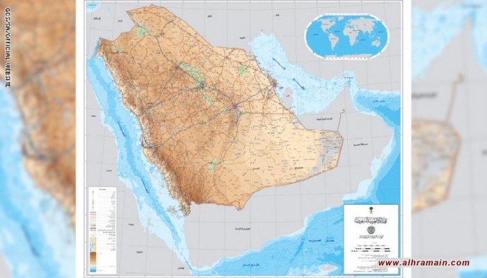 شبكة طرق ومنشآت صناعية.. المساحة تحدث خريطة السعودية