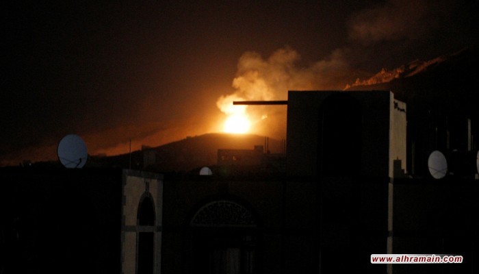 غارات سعودية جديدة على صنعاء.. ومصادر: استهدفت معسكرات حوثية