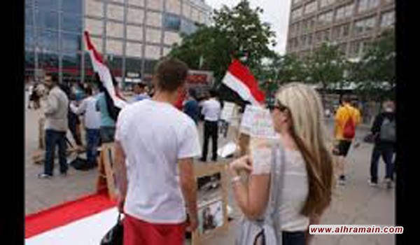 الالمان في برلين يتظاهرون ضد آل سعود