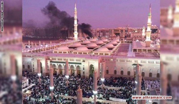  مسئول سعودي ينشر صورة “تقشعر لها الأبدان” لحريق عملية الحرم النبوي