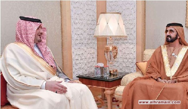وزير الداخلية السعودي في زيارة الى دبي قادما من البحرين في إطار جولة خليجية لبحث مع نائب رئيس الإمارات العلاقات الثنائية والتعاون الأمني