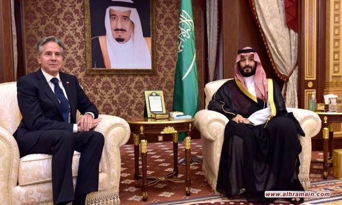 "منفتحة وصريحة".. مناقشات حول التطبيع السعودي بين بلينكن وبن سلمان