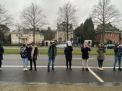تظاهرة حقوقية أمام سفارة المملكة في بروكسل للتنديد بجرائم آل سعود