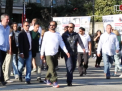 هتافات ضد آل سعود أمام محمد بن راشد في ساحة “ماربل آرج” بلندن