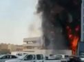 اندلاع حريق هائل في مبنى النيابة العامة في الدمام