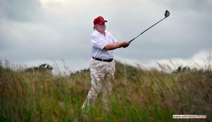 ترامب يرفض اتهام السعودية بأحداث سبتمبر دفاعا عن بطولة الجولف