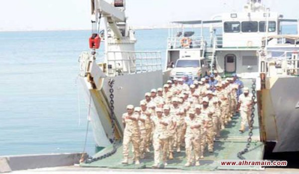 إنطلاق مناورات عسكرية سعودية بحرينية في مياه الخليج