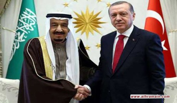 أردوغان يجري اتصالا هاتفيا بالعاهل السعودي الملك سلمان