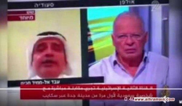 الخبير السعوديّ عبد الحميد حكيم في مقابلةٍ مع التلفزيون الإسرائيليّ