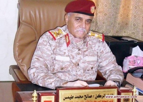 طائرة سعودية تنقل قائد المنطقة العسكرية الأولى من سيئون الى الرياض ومراقبون يحذرون
