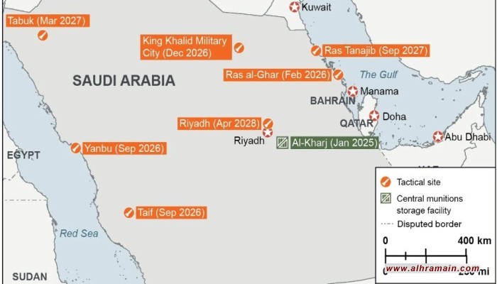 وثيقة تكشف موعد ومواقع نشر وتخزين منظومة ثاد الصاروخية في السعودية