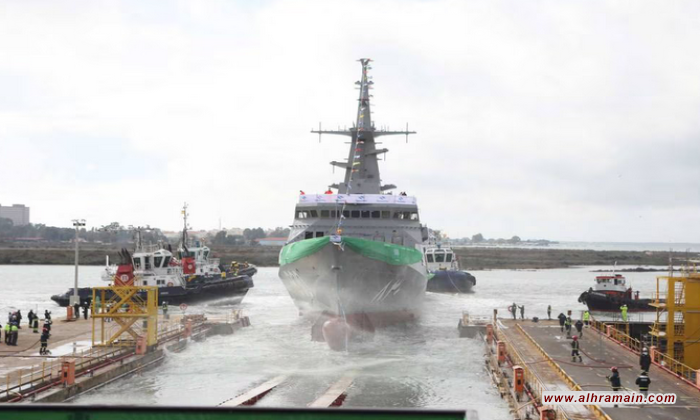 البحرية السعودية تتسلم سفينة حربية جديدة من نافانتيا الإسبانية